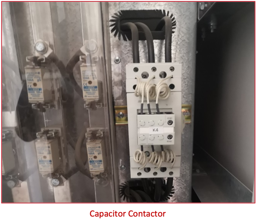 Preventive and periodic maintenance for capacitor Banks Dash Control